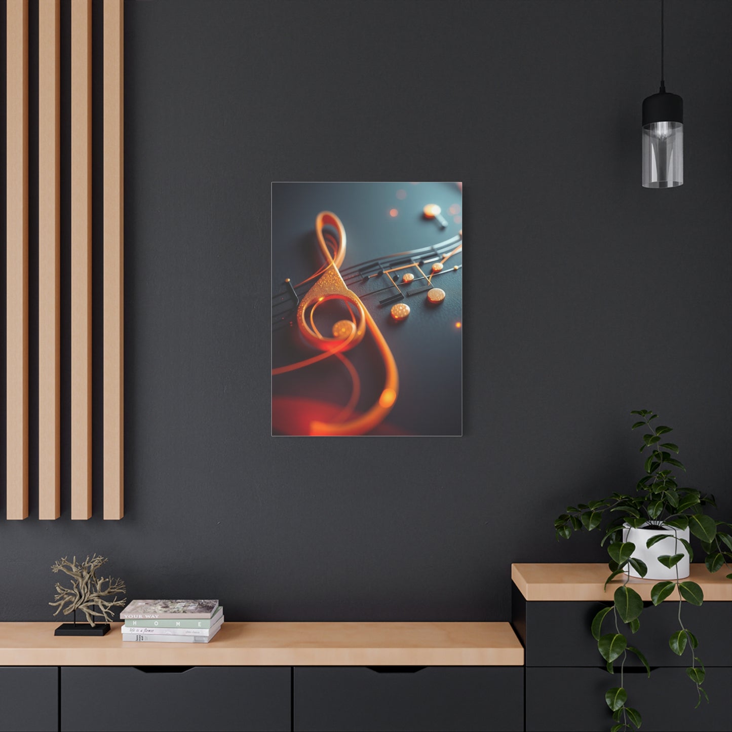 Vision Musical Notes Art Art Wall Art & Canvas Print
