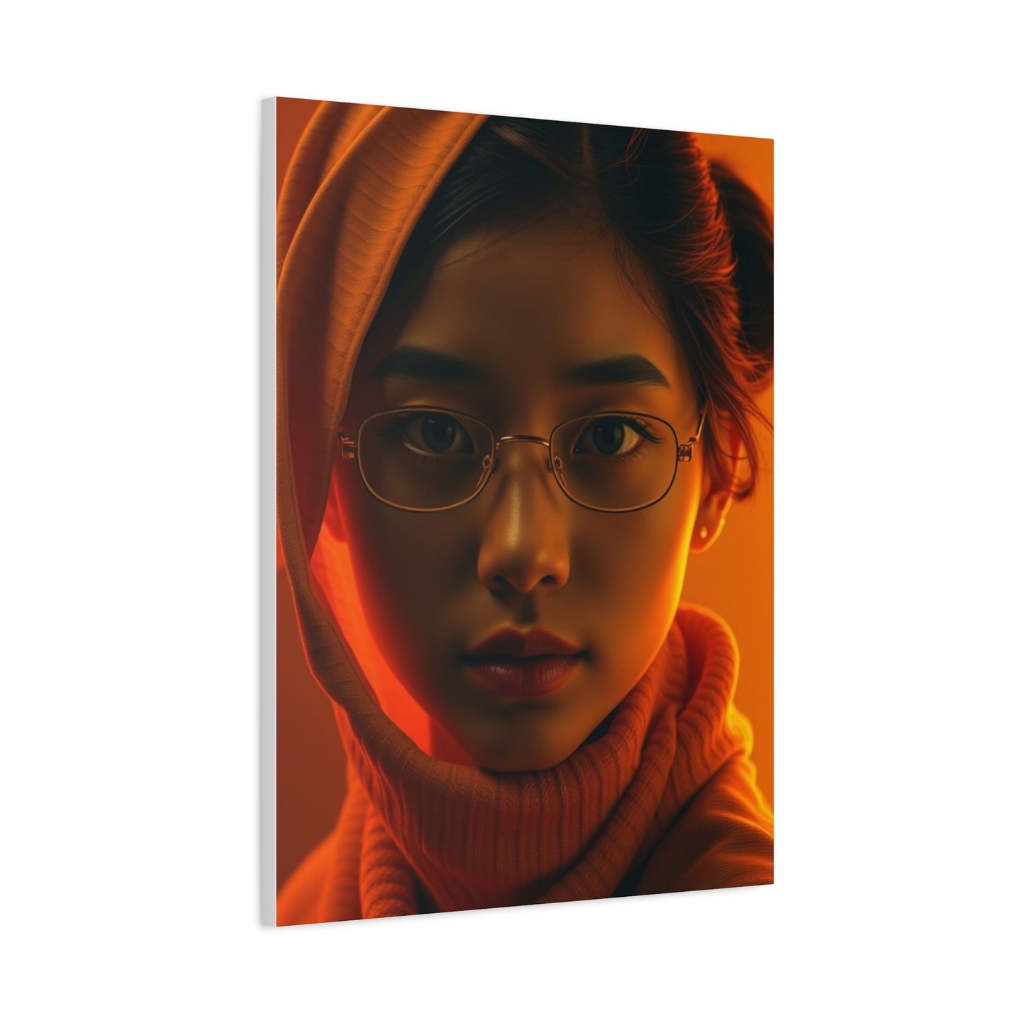 Saffron Symphony Canvas Wall Art & Canvas Print