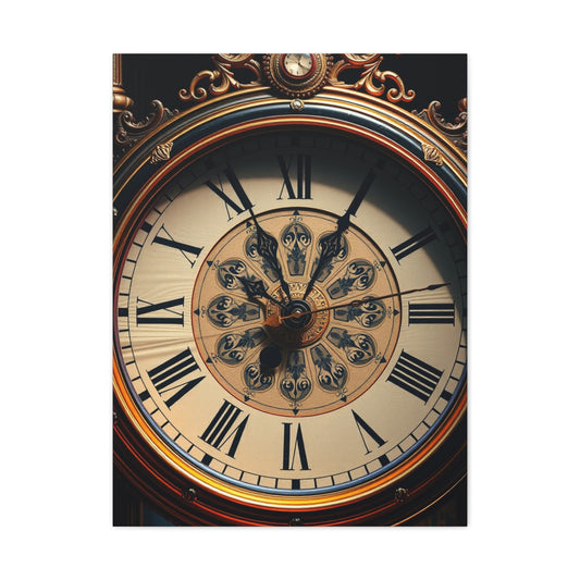 Masterpiece Clock Art Vision Wall Art & Canvas Print