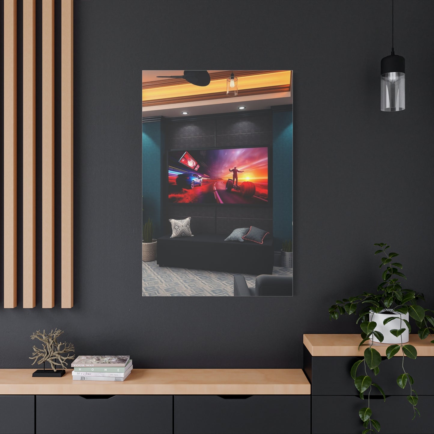 Home Theatre Decor Art Supreme Gallery Wall Art & Canvas Print