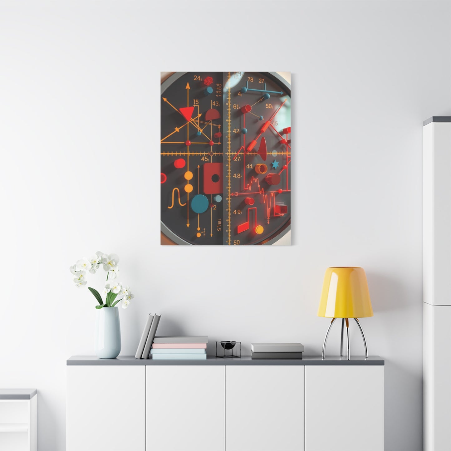 Masterpiece Modern Math Art for Creative Spaces Vision Wall Art & Canvas Print