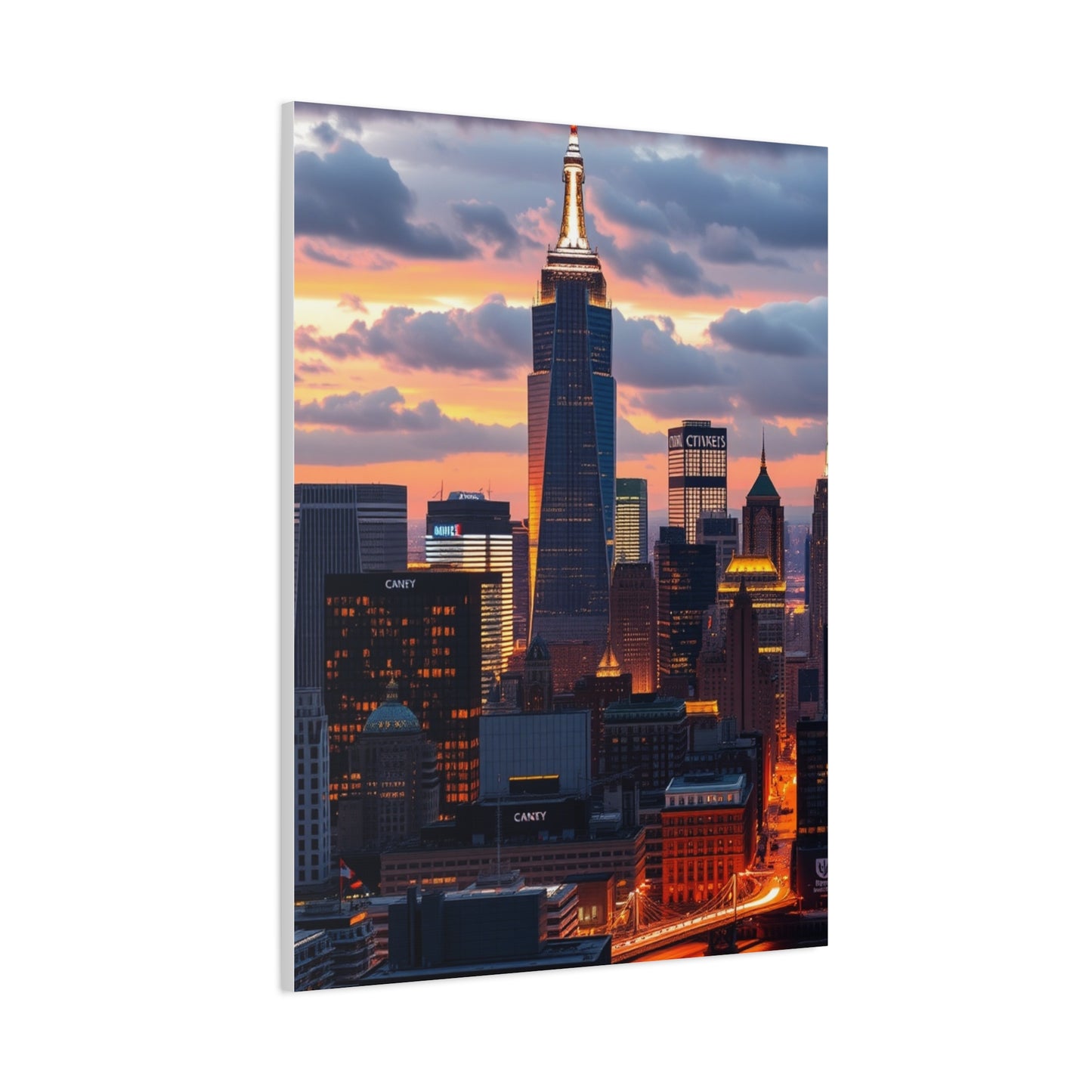 Supreme NYC Skyline Art Collection Wall Art & Canvas Print