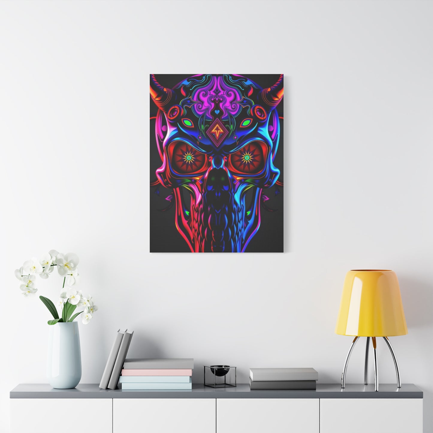 Trance Skull Elegance Wall Art & Canvas Print