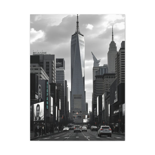 Supreme Black & White Cityscapes Art Collection Wall Art & Canvas Print