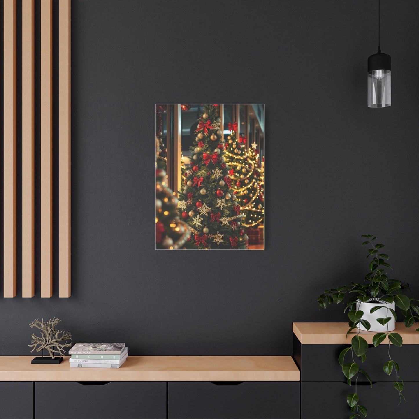 Elite Christmas Trees & Wreath Art Vision Wall Art & Canvas Print
