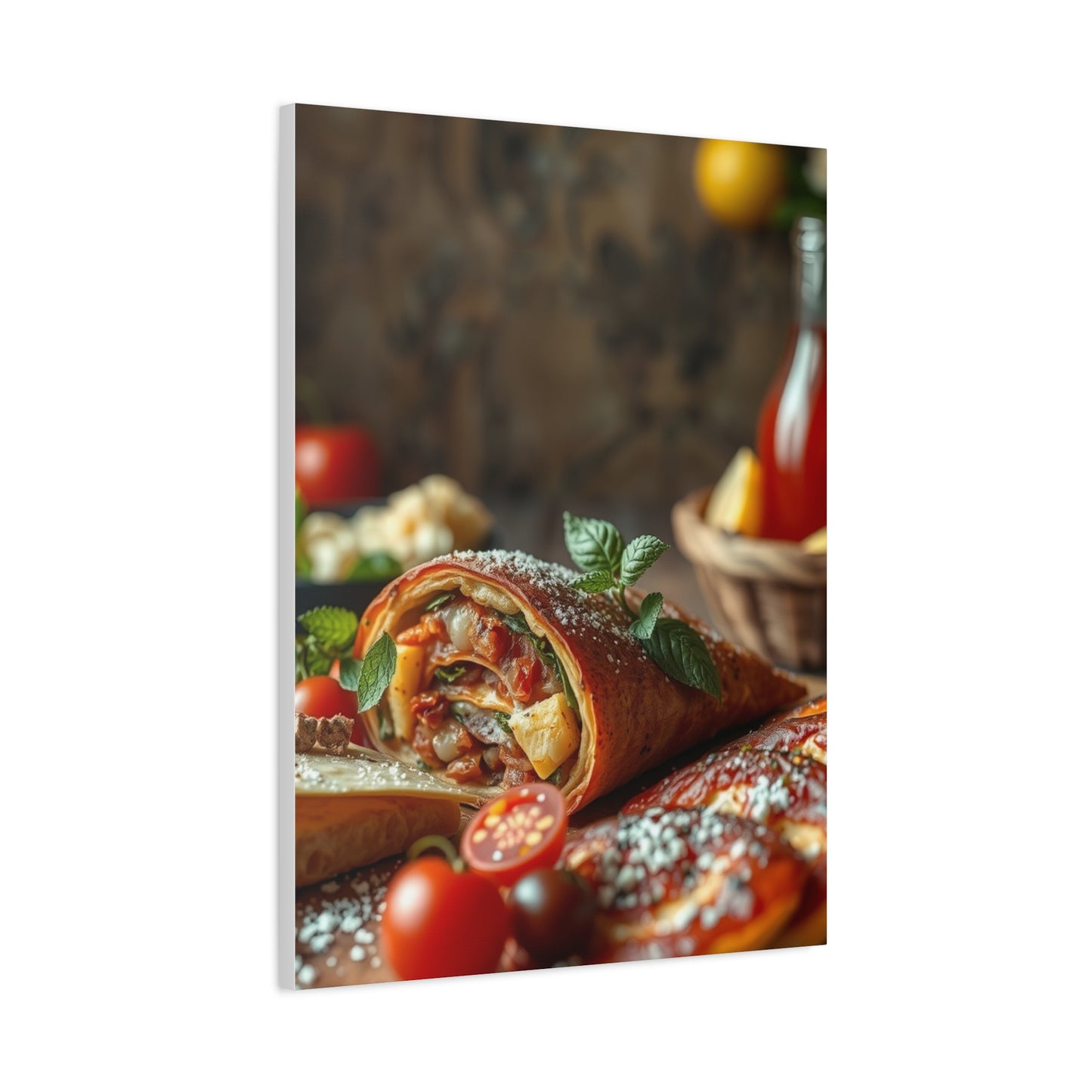 Italian Food Art Luxury Canvas Wall Art & Canvas Print