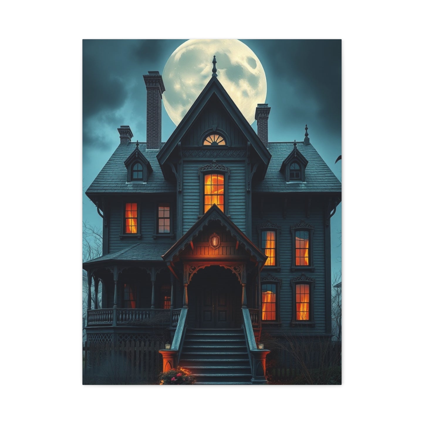Supreme Haunted House Art Collection Wall Art & Canvas Print