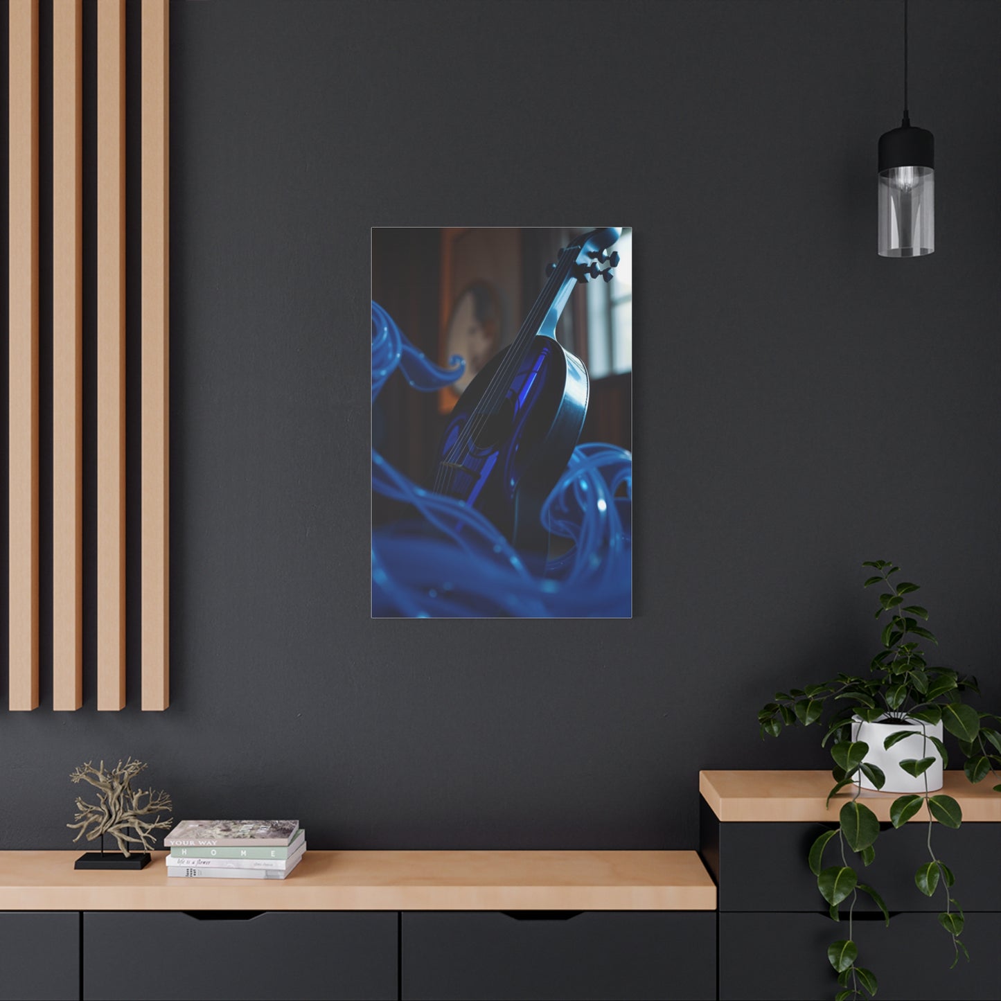 Blue Music Art Refined Canvas Wall Art & Canvas Print