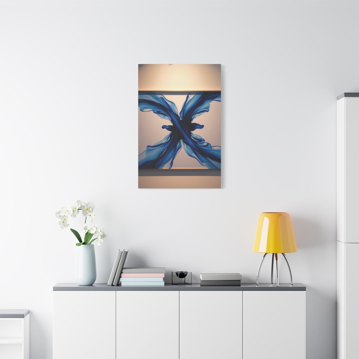 Blue Abstract Art Refined Canvas Wall Art & Canvas Print