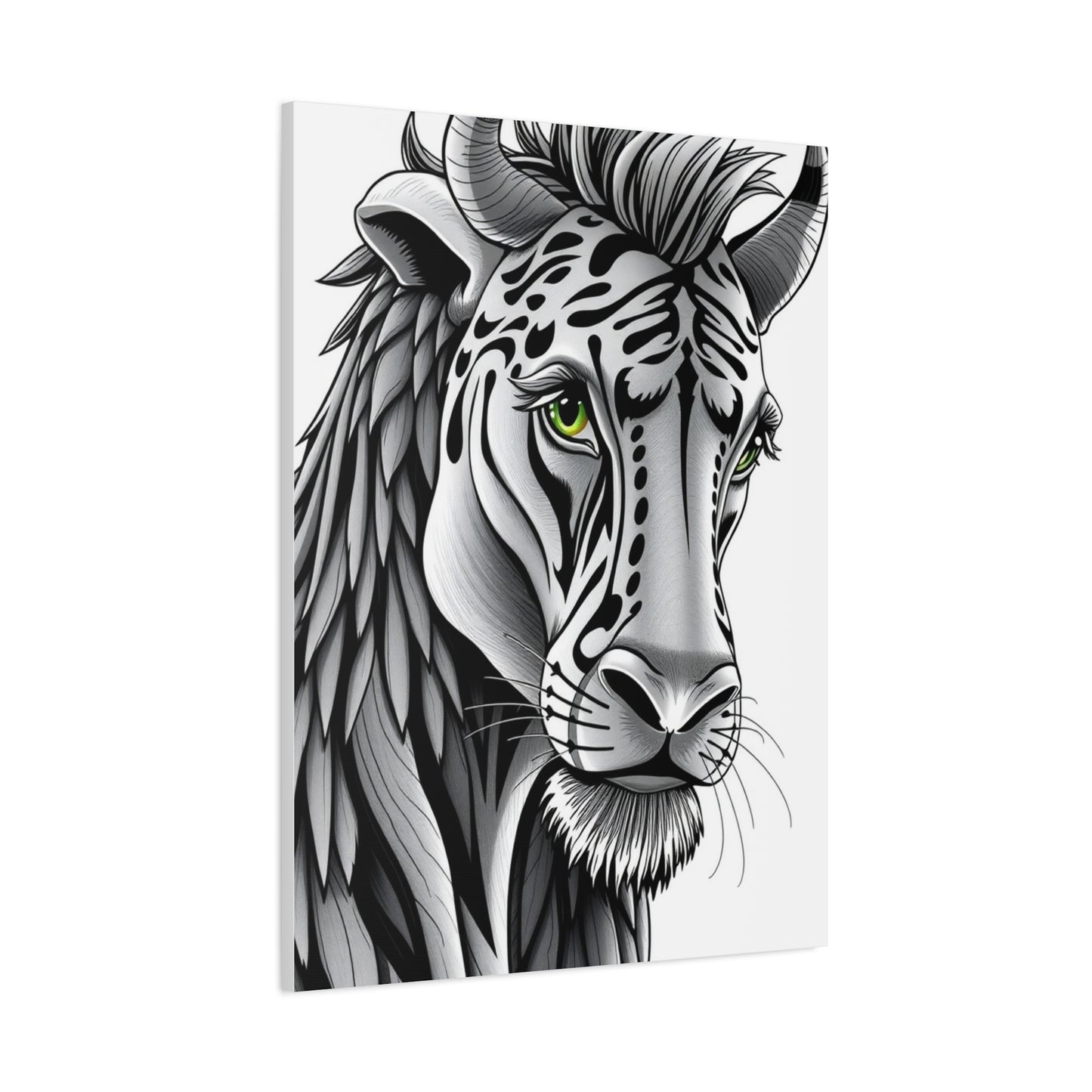 Supreme Black and White Illustrations Art Collection Wall Art & Canvas Print