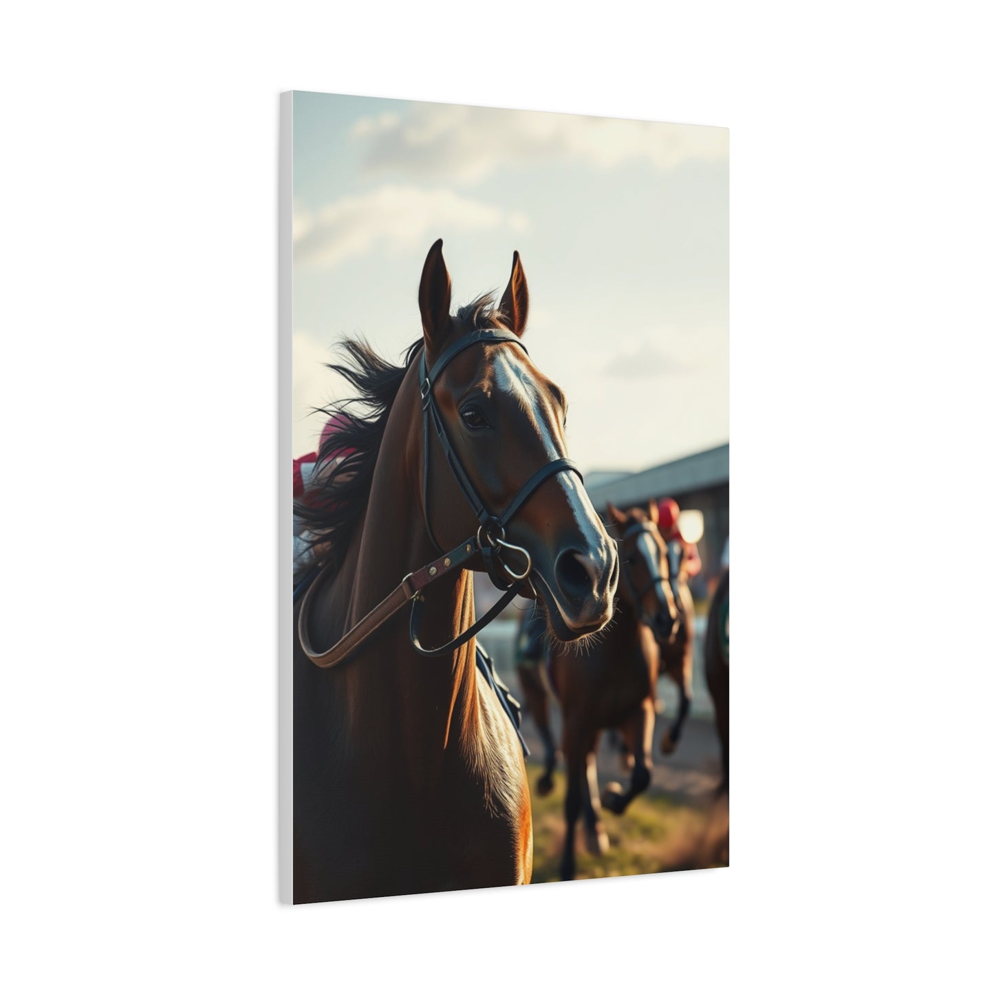 Masterpiece Horse Racing Art Vision Wall Art & Canvas Print