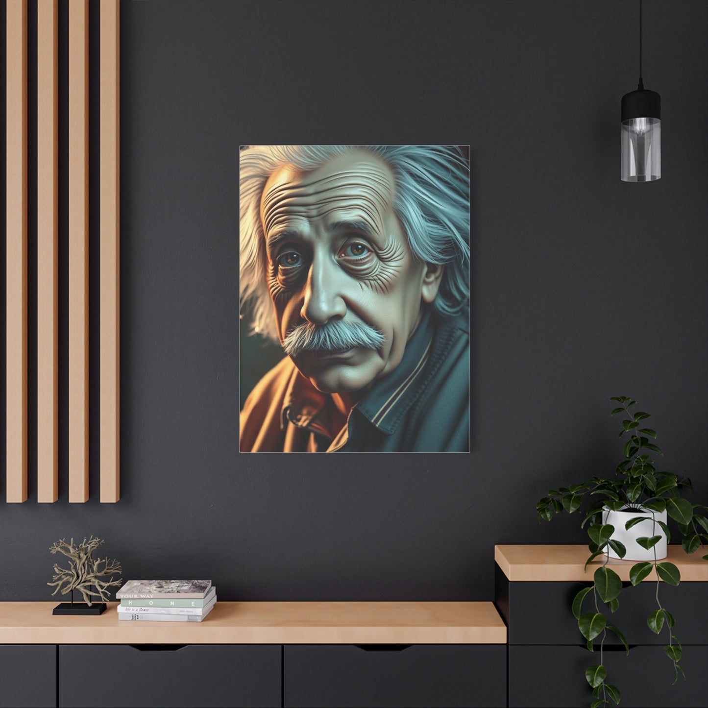 Masterpiece Albert Einstein Art Vision Wall Art & Canvas Print