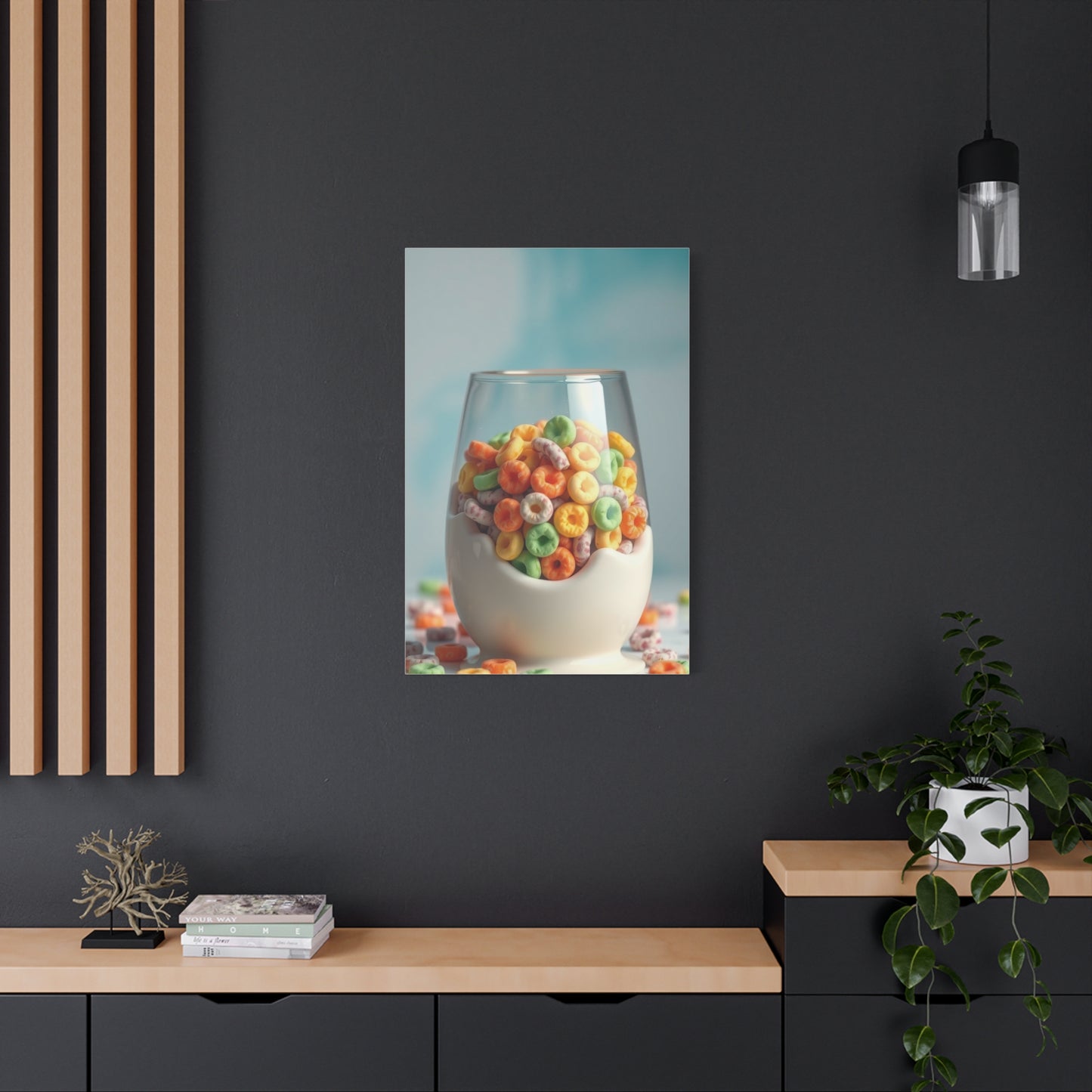 Opulent Cereal Symphony Canvas Wall Art & Canvas Print