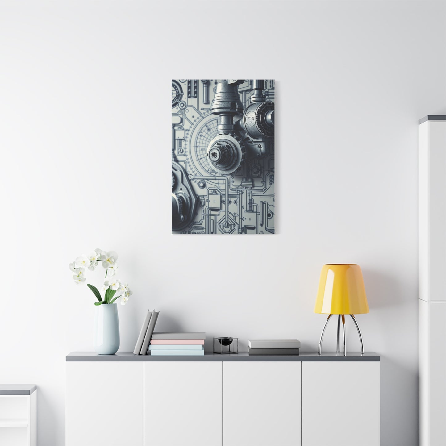 Vision Engineering & Machinery Blueprints Art Art Wall Art & Canvas Print