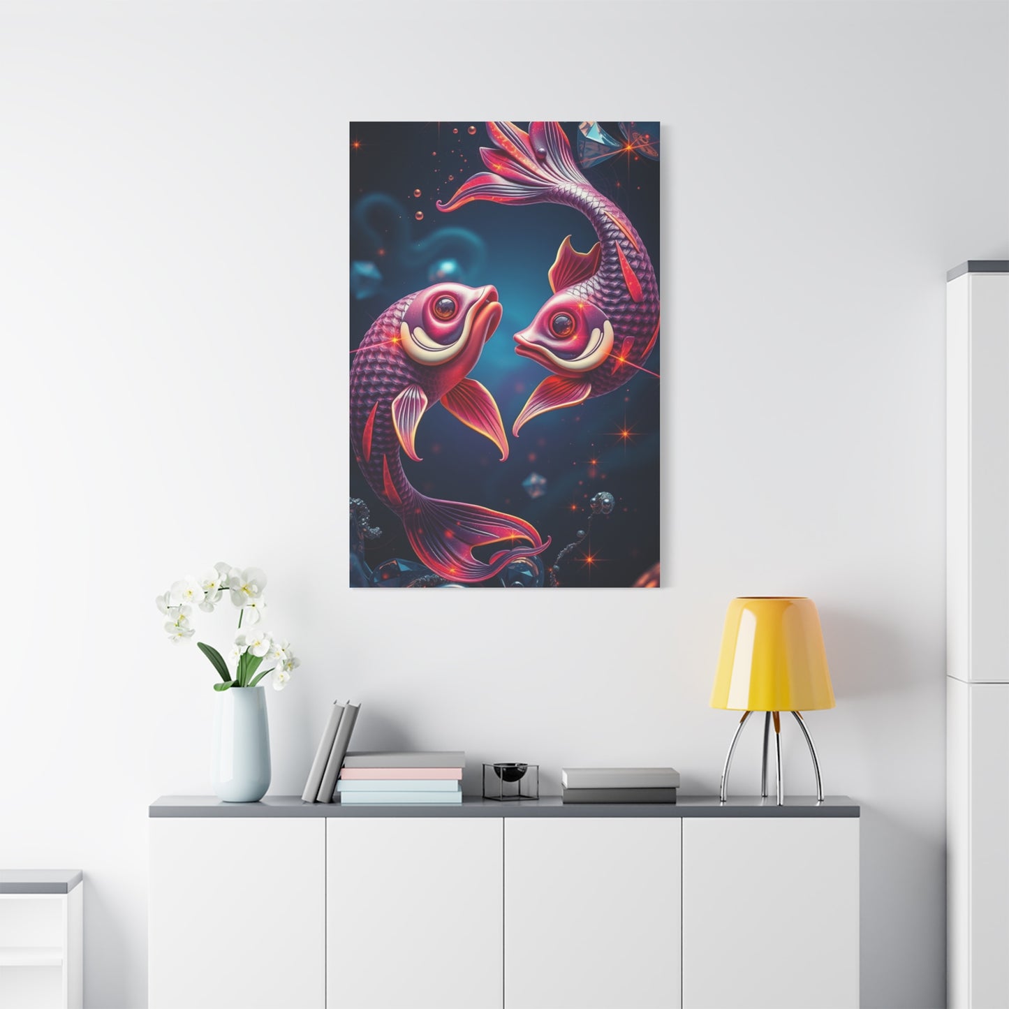 Aquatic Zodiac Opulence wall art & canvas print