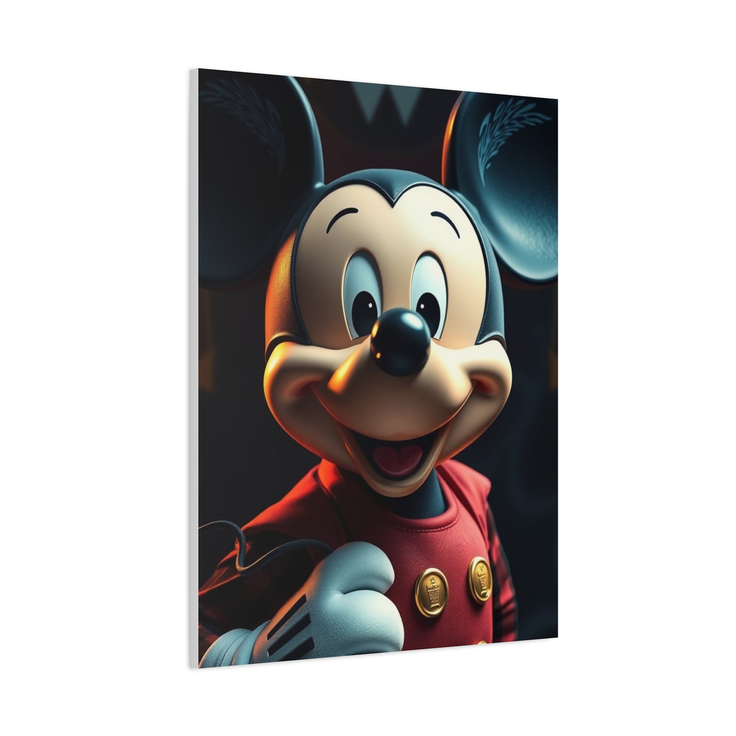 Noble Mickey Illustration Wall Art & Canvas Print