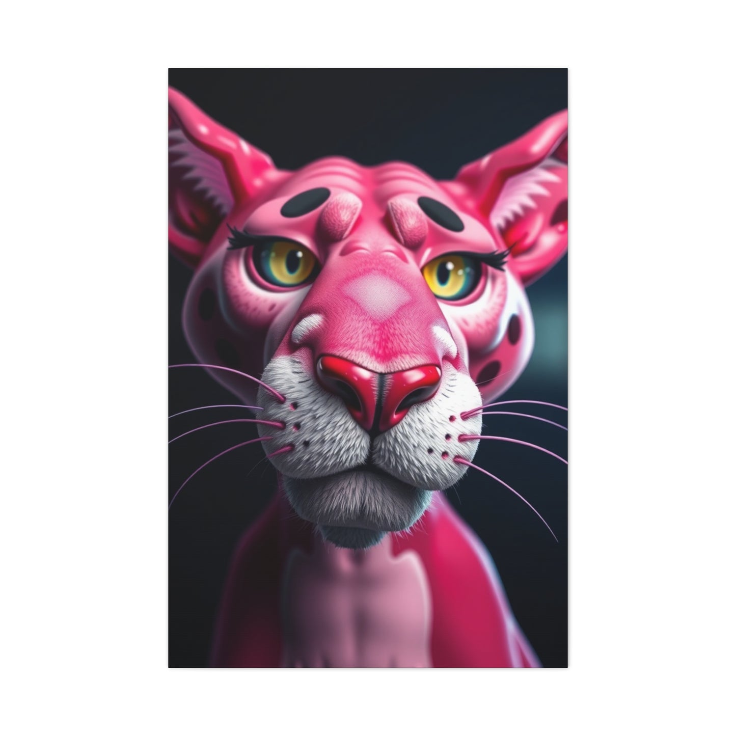 Pantherine Blush Canvas Wall Art & Canvas Print