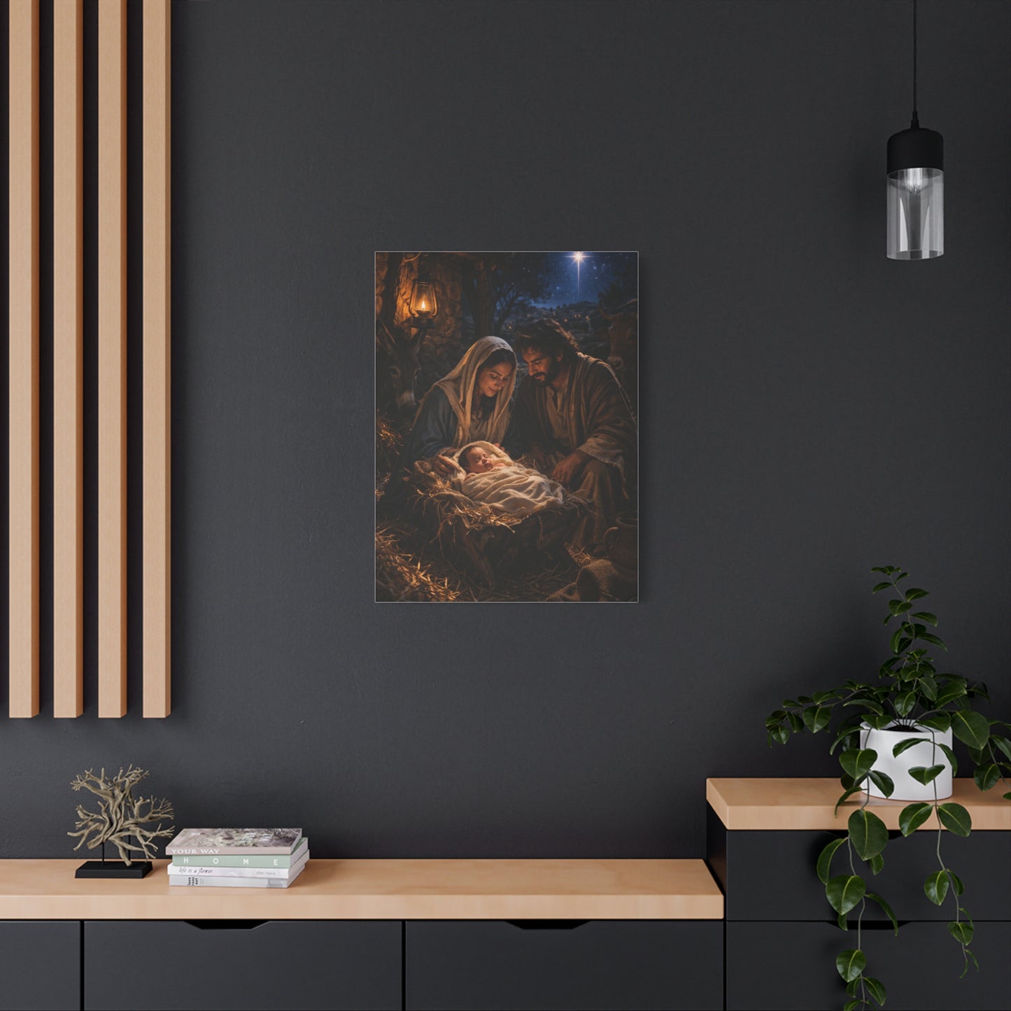 Nativity of Christ Holy Night Wall Art & Canvas Print