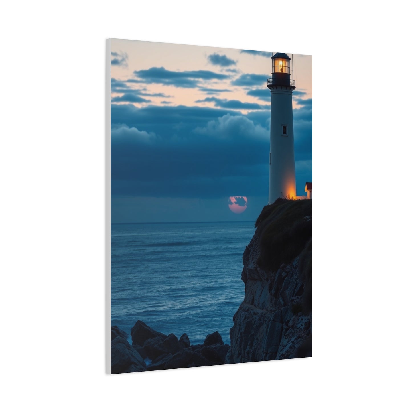 Illuminated Shores Masterpiece Wall Art & Canvas Print
