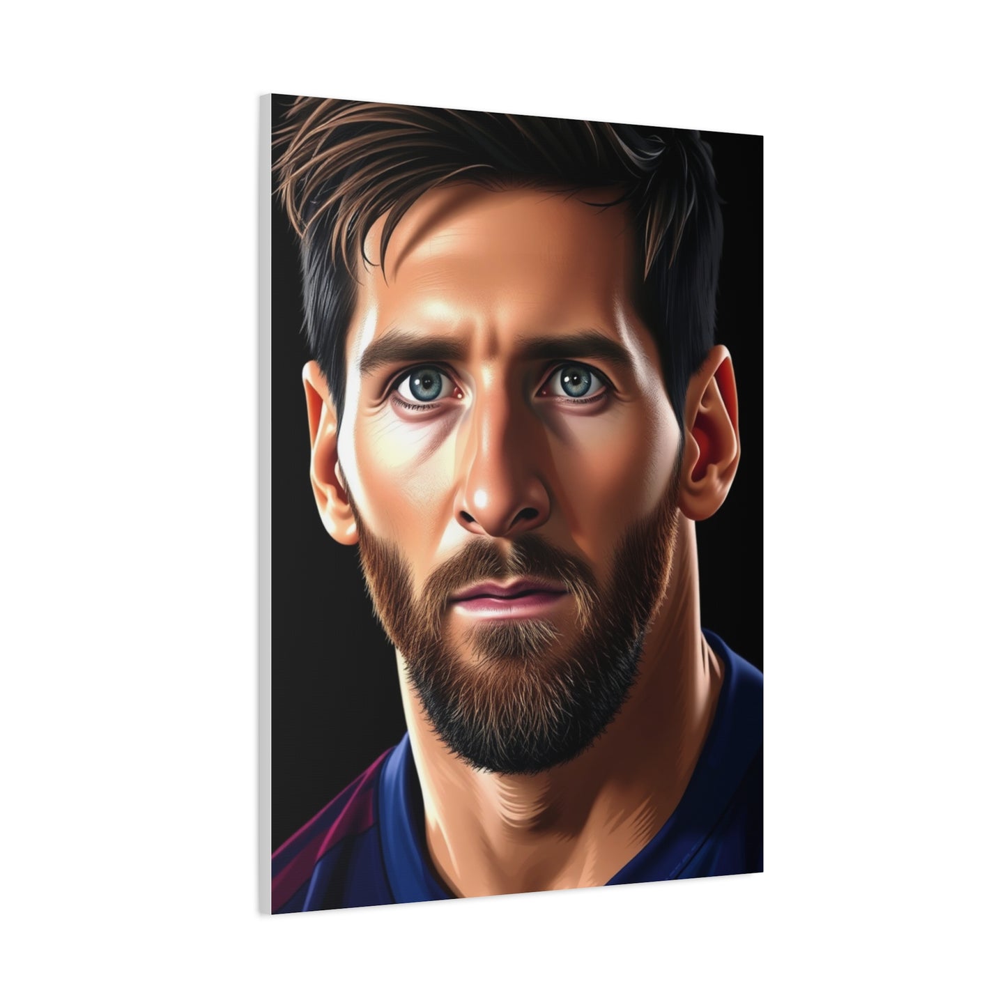 Illustrative Messi: Canvas Masterpiece Wall Art & Canvas Print