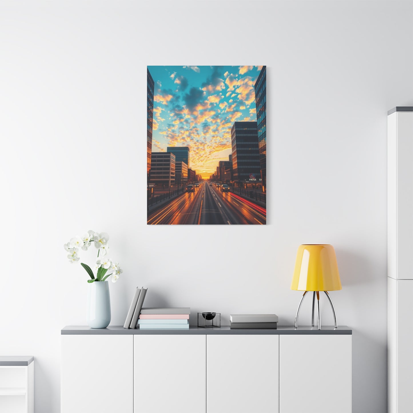 Elite Michigan Sky Media Art Vision Wall Art & Canvas Print