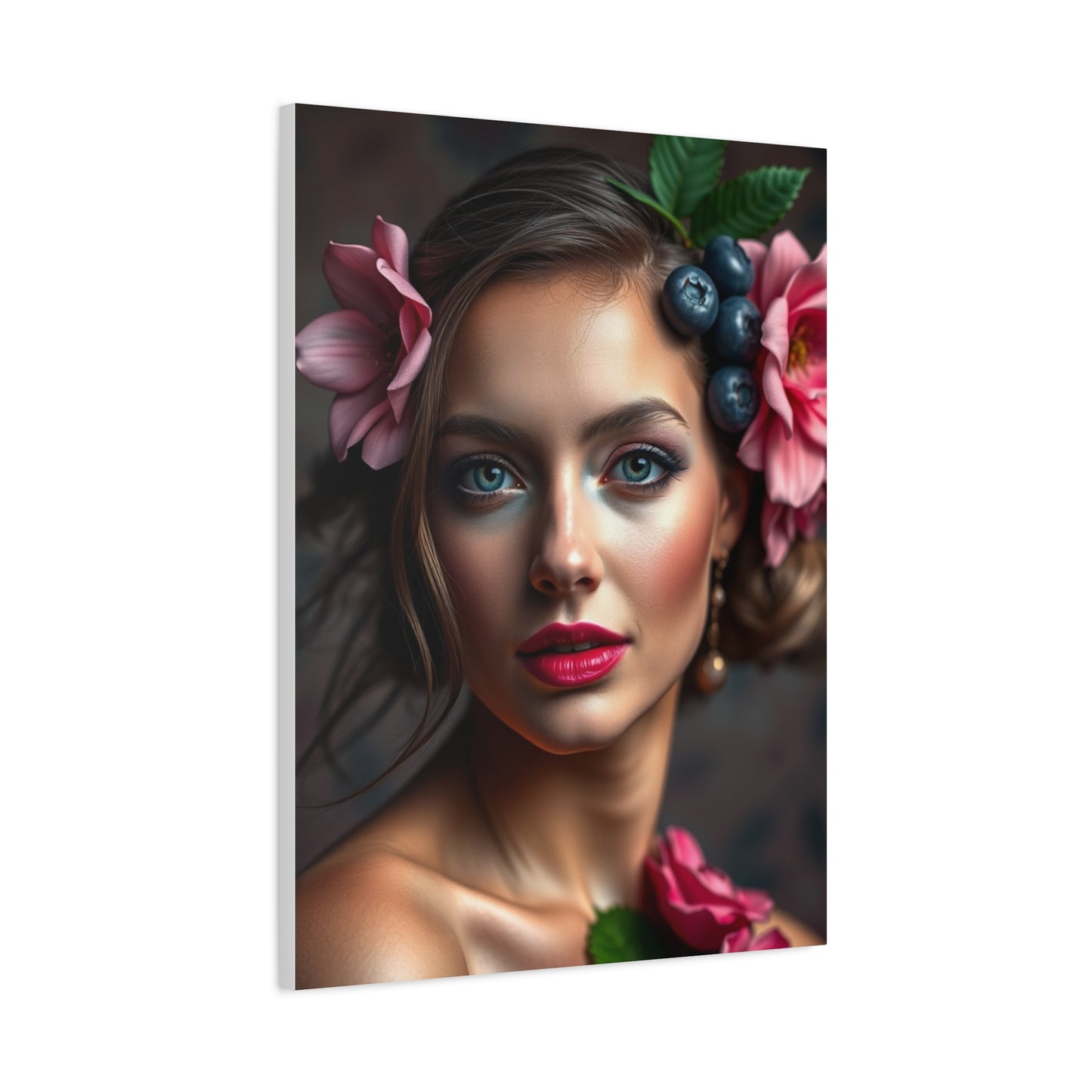 Supreme Blush and Blueberry Art Collection Wall Art & Canvas Print