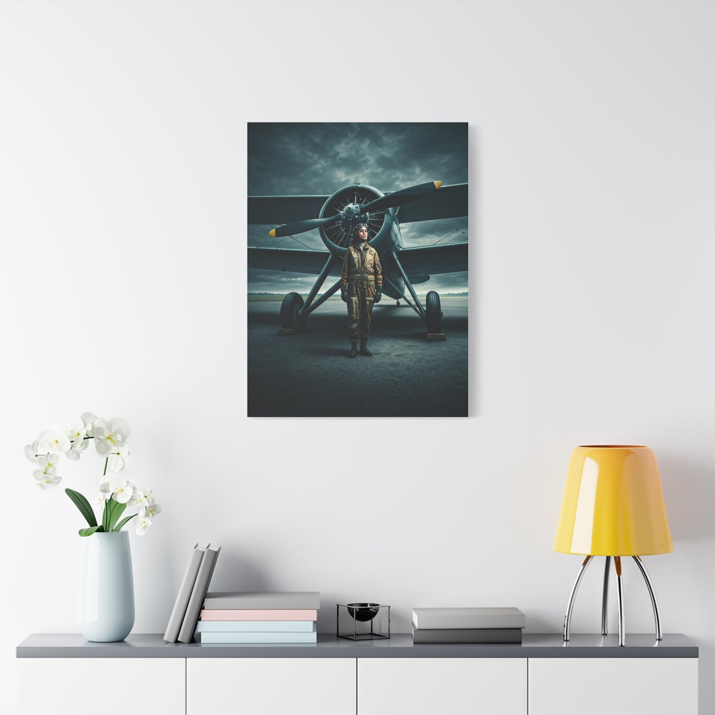 Pilot and Propeller Legacy Wall Art & Canvas Prints