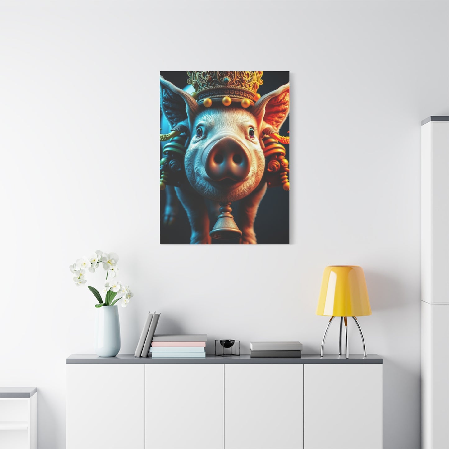 Pig Art Luxury Canvas Wall Art & Canvas Print