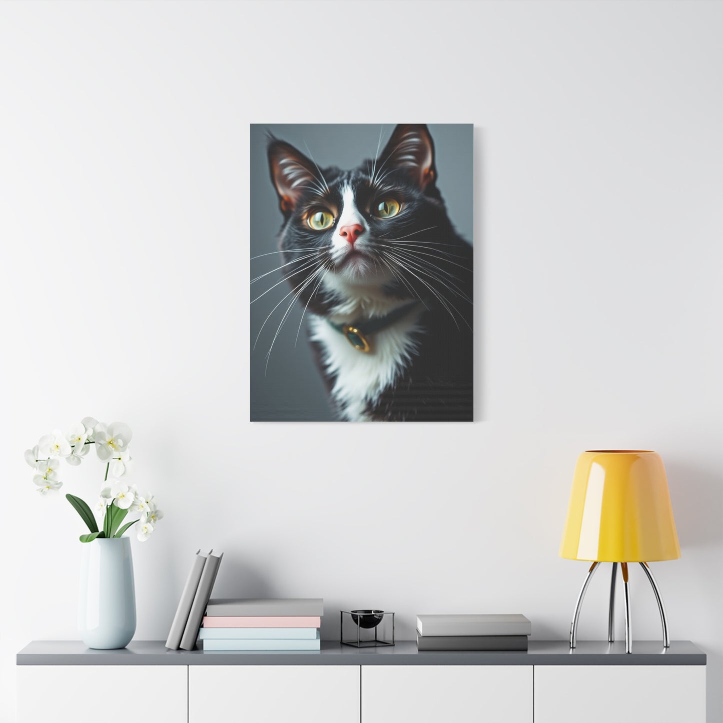 Supreme Tuxedo Cat Art Collection Wall Art & Canvas Print