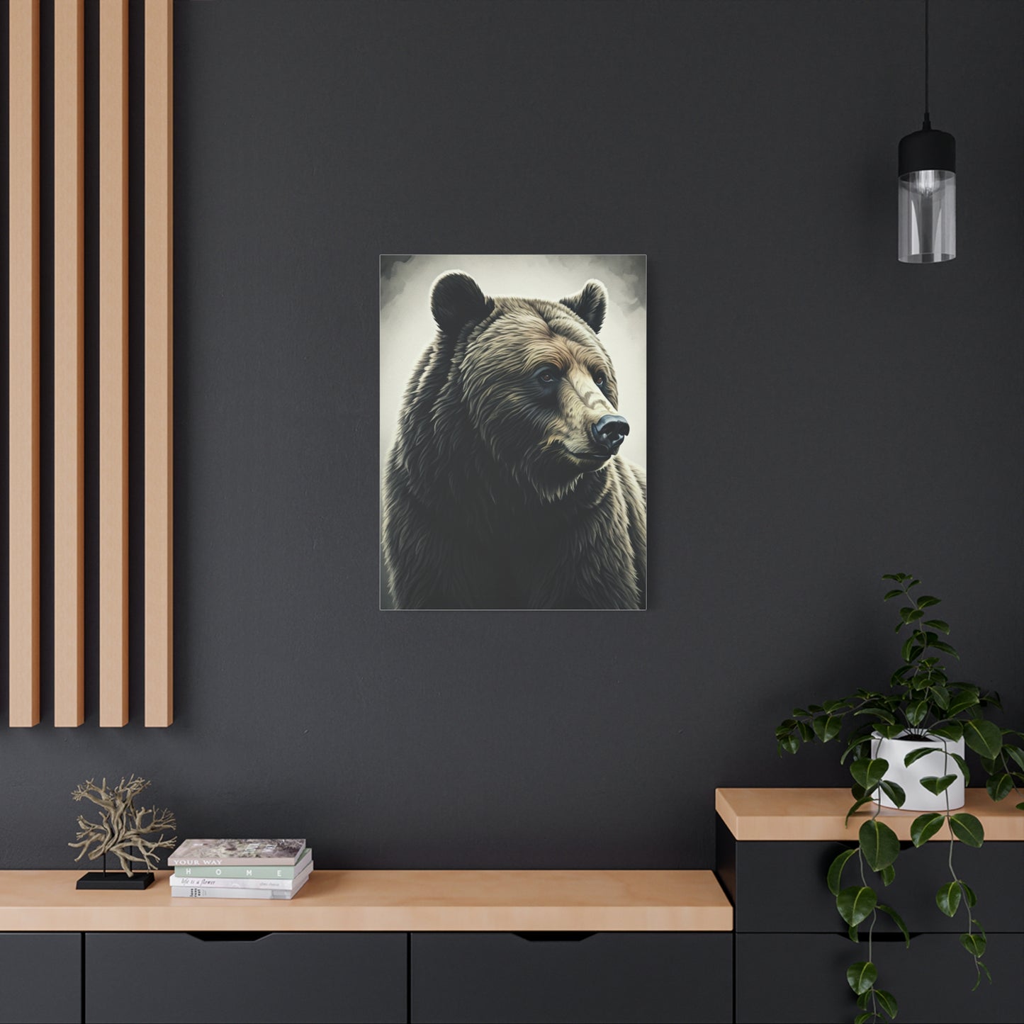 Majestic Brown Bear Portrait Wall Art & Canvas Prints