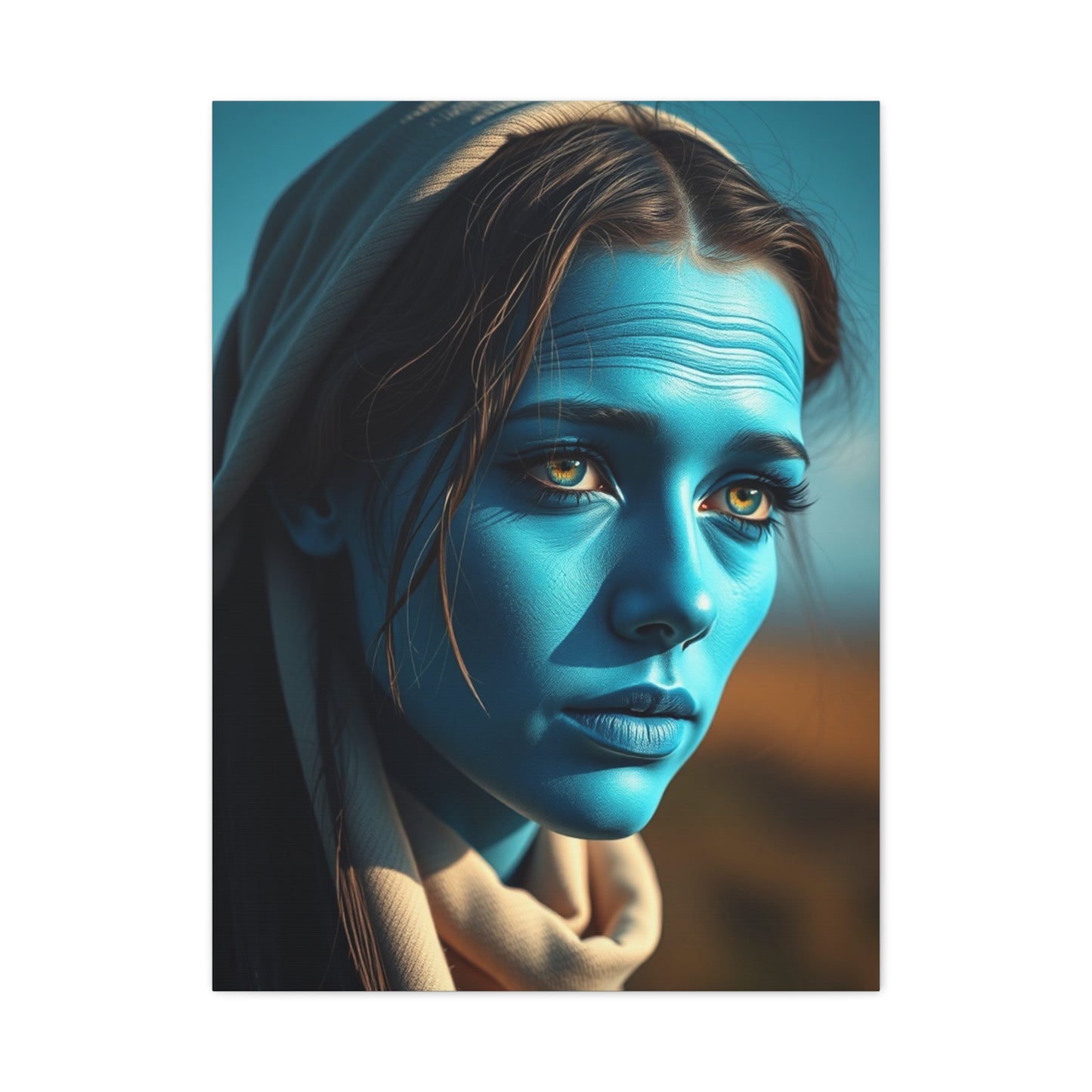 Celestial Azure Gallery Wall Art & Canvas Print