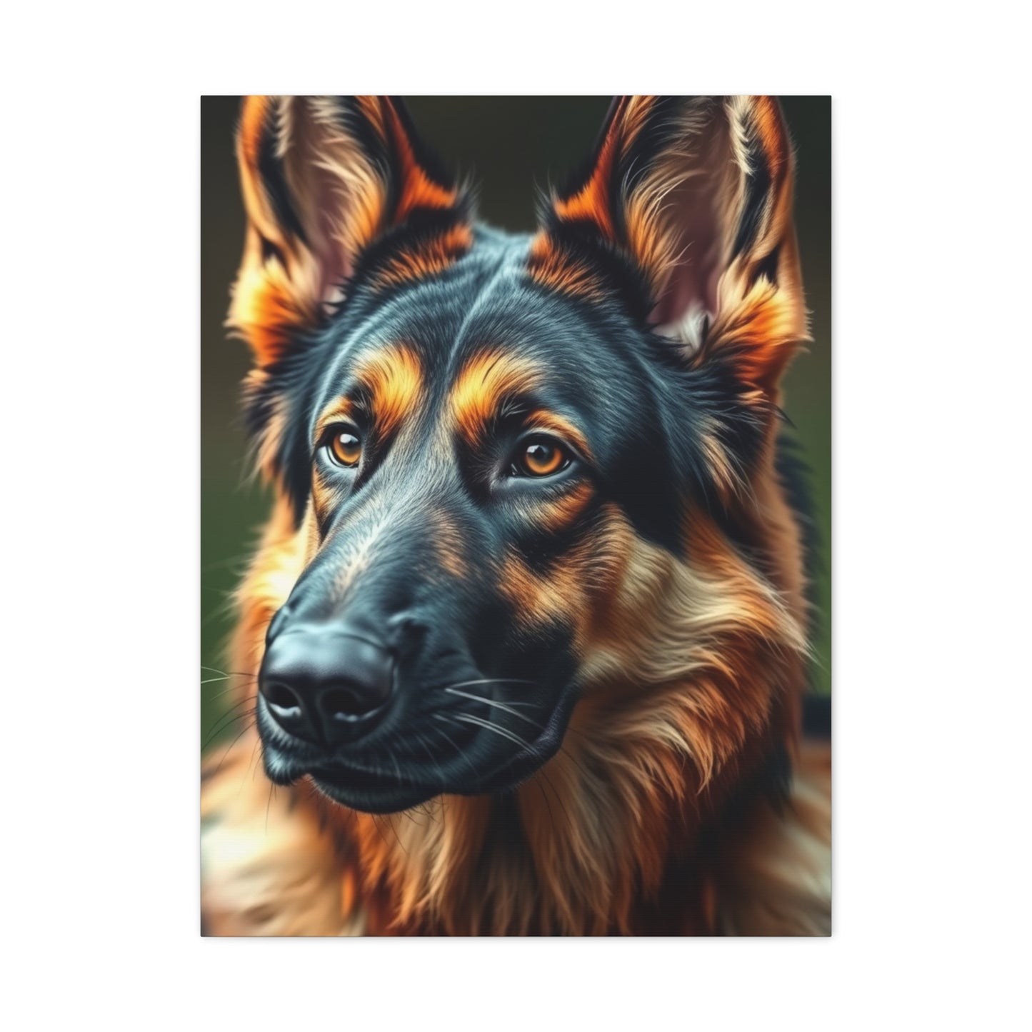 Vision German Shepherd Art Art Wall Art & Canvas Print