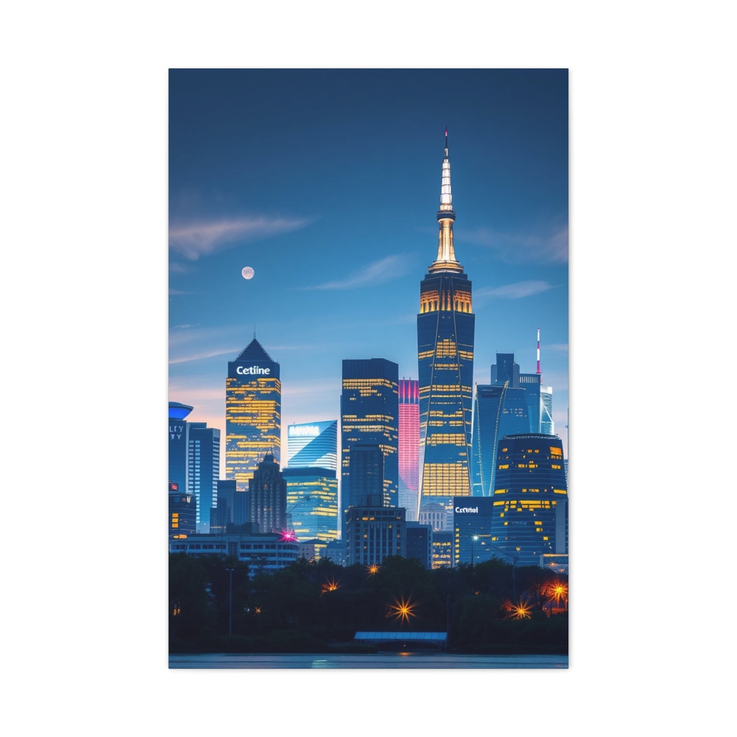 Masterpiece City Skylines Art Vision Wall Art & Canvas Print