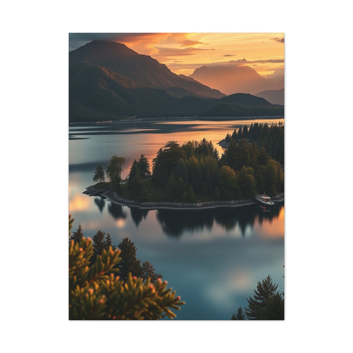 Vision Lakes Art Art Wall Art & Canvas Print