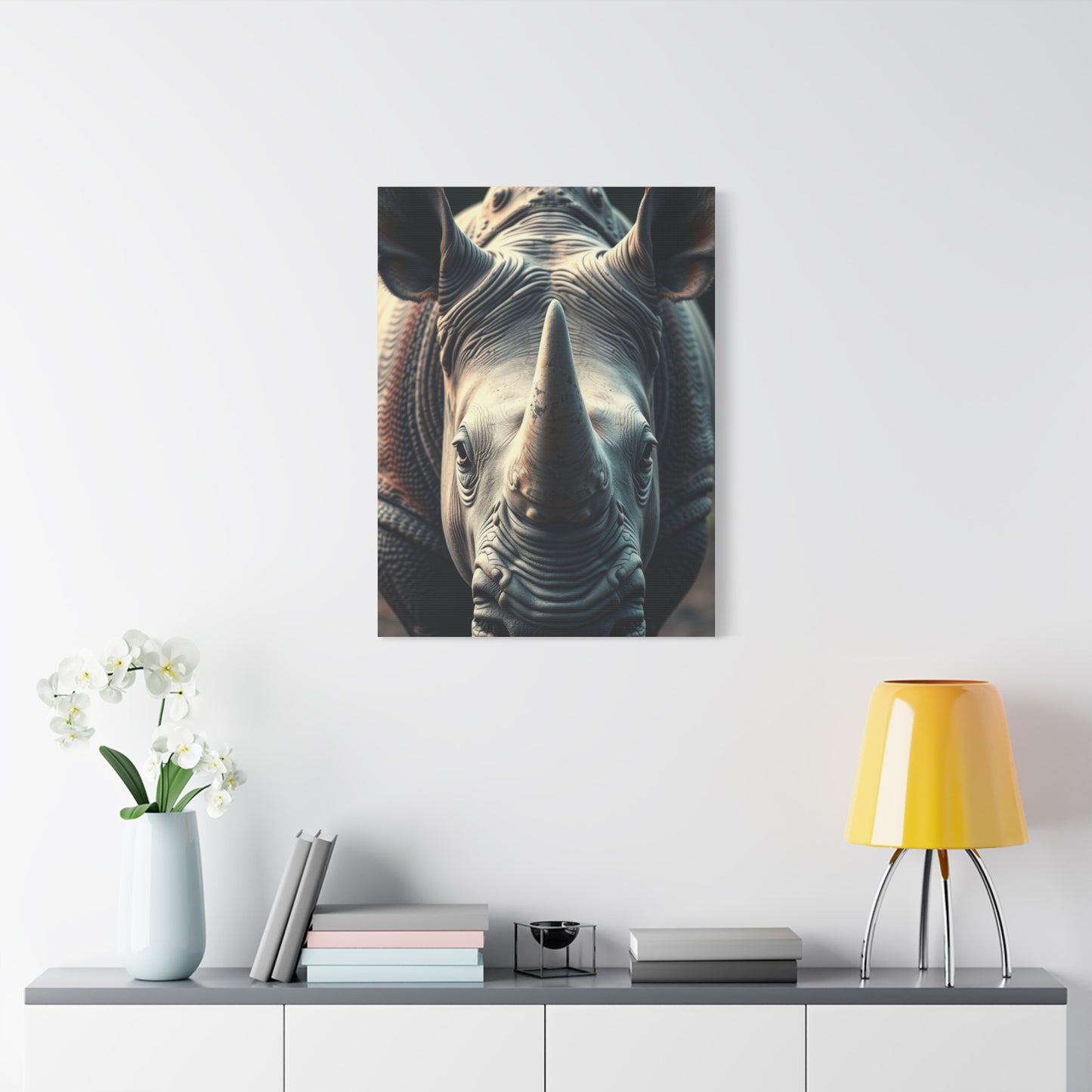Masterpiece Rhinoceros Art Vision Wall Art & Canvas Print