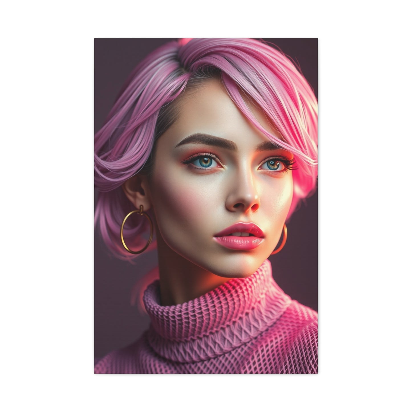 Rosé Reverie Canvas Wall Art & Canvas Print