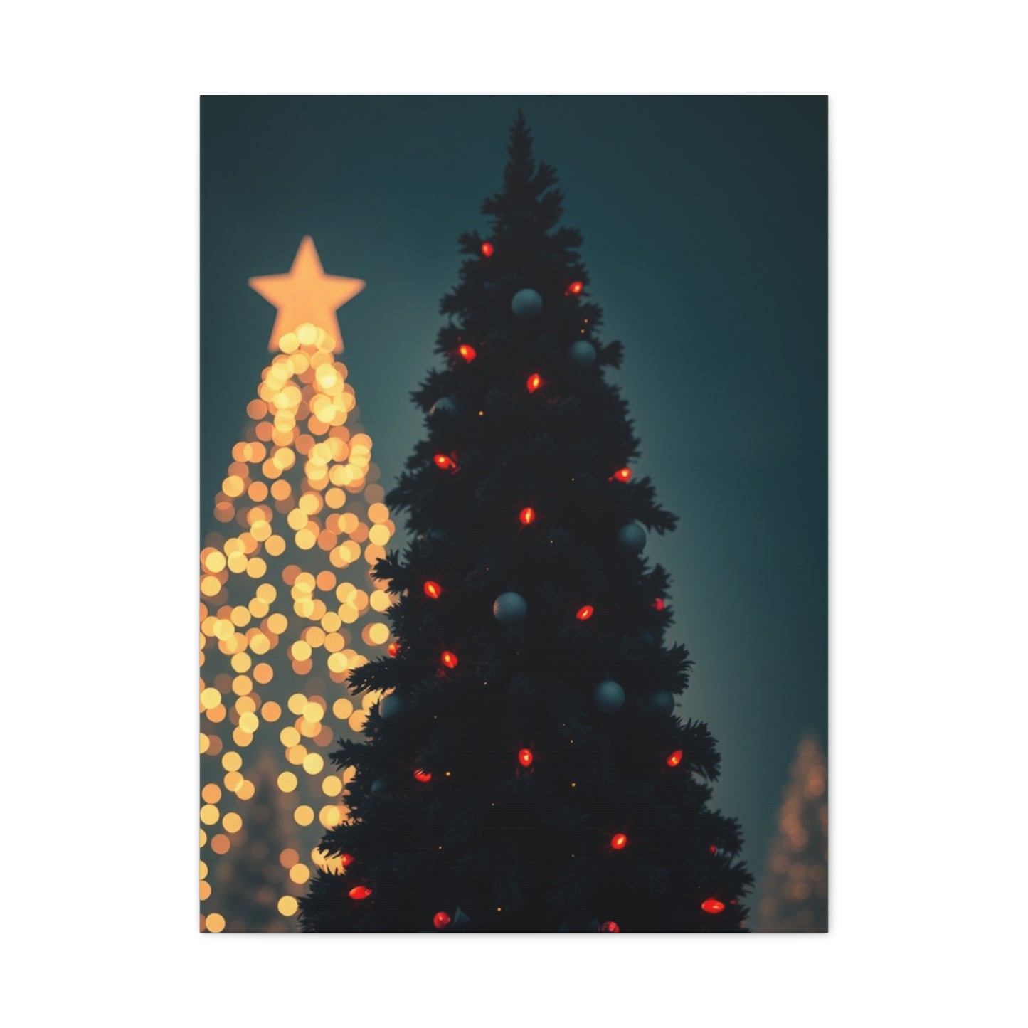 Masterpiece Black Christmas Art Vision Wall Art & Canvas Print