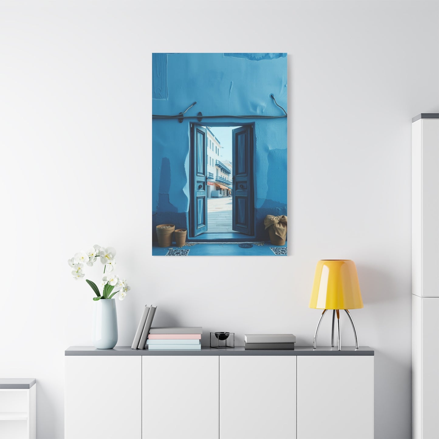 Blue and White Art Supreme Gallery Wall Art & Canvas Print