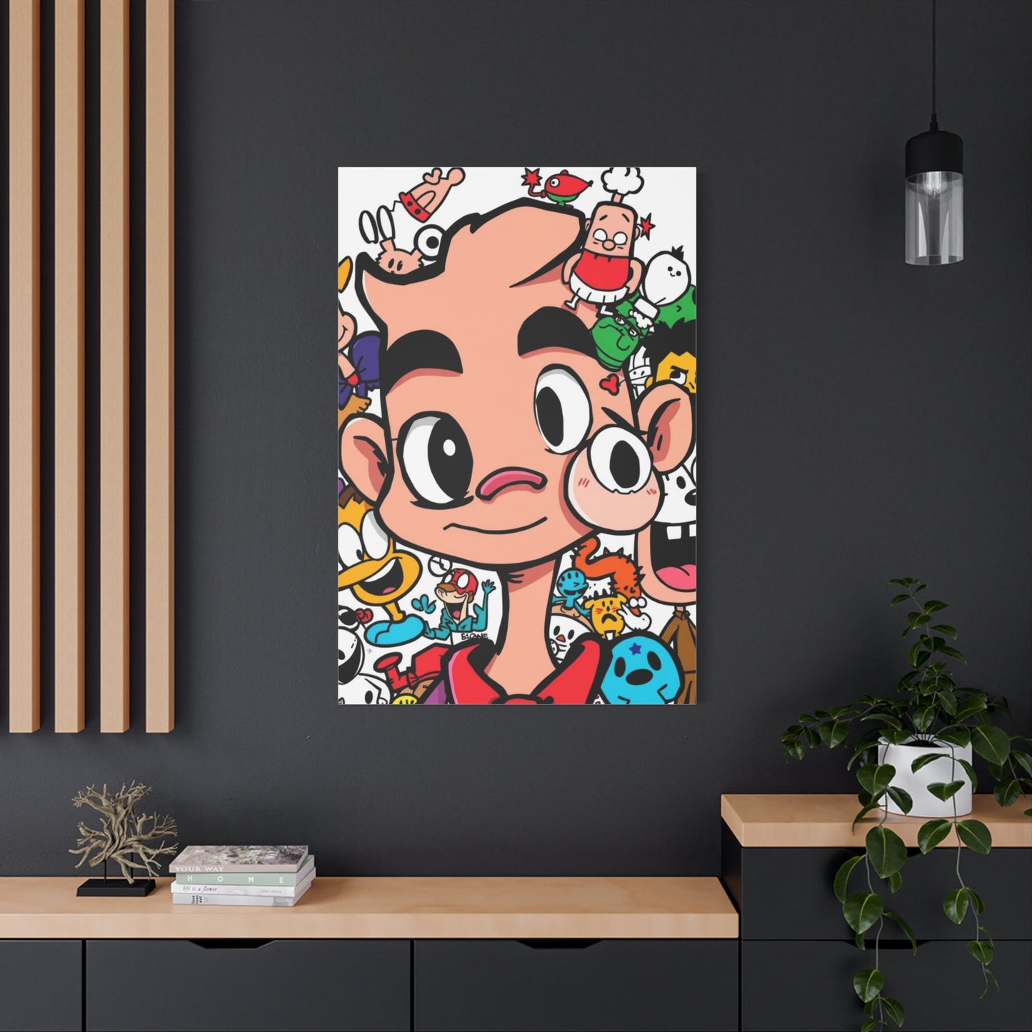 Sumptuous Doodle Tableau Wall Art & Canvas Print