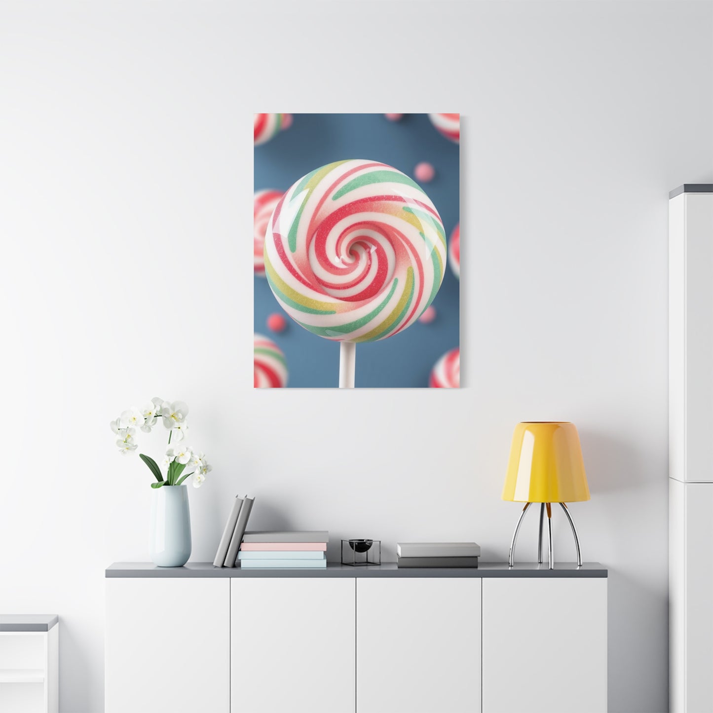 Radiant Candy Illusion Wall Art & Canvas Print