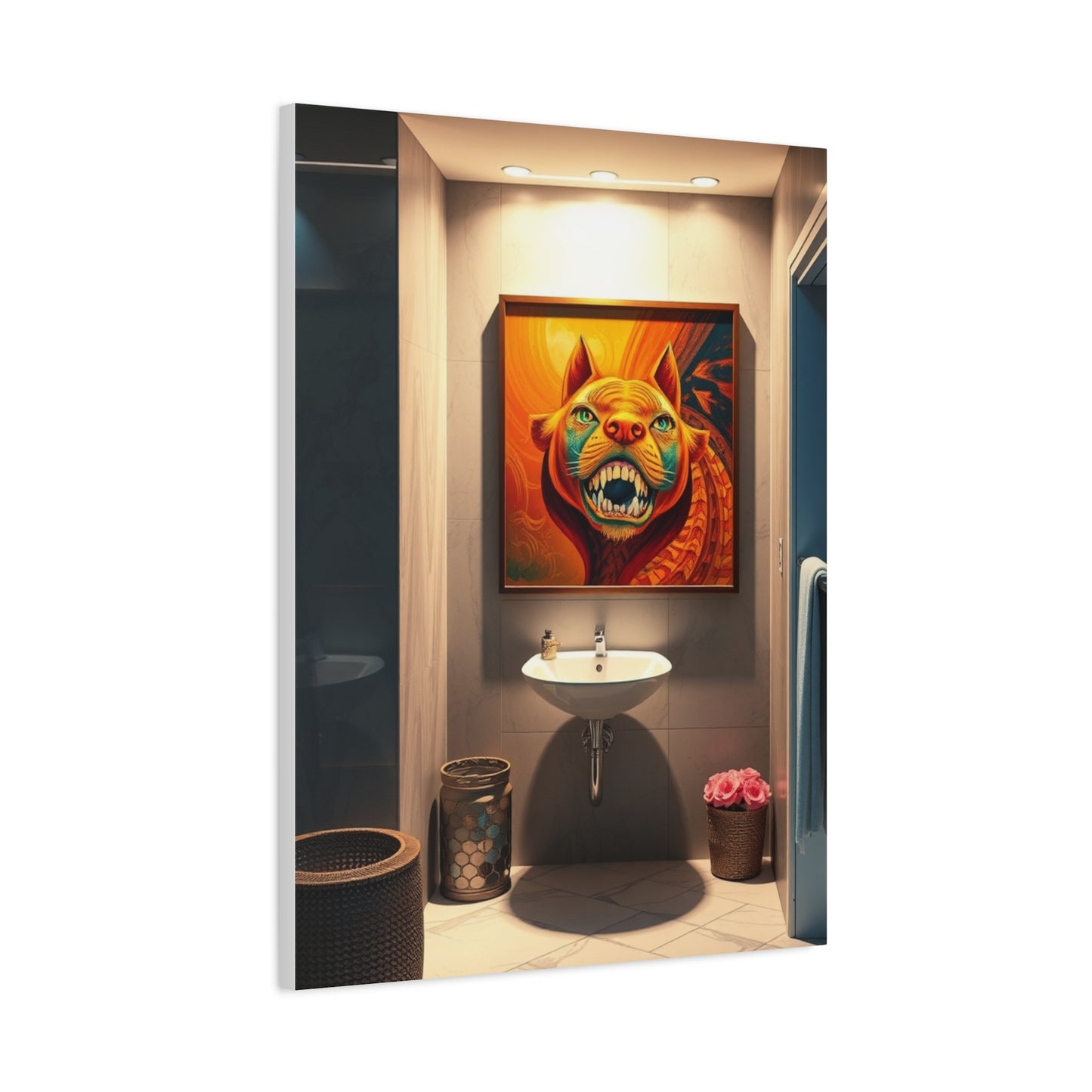 Elegant Bath Retreat Artworks Wall Art & Canvas Print