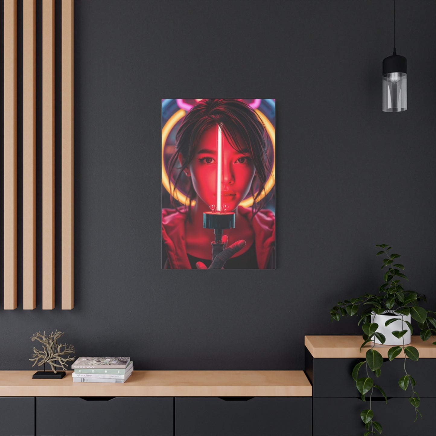 Neon Nimbus Canvas Wall Art & Canvas Print
