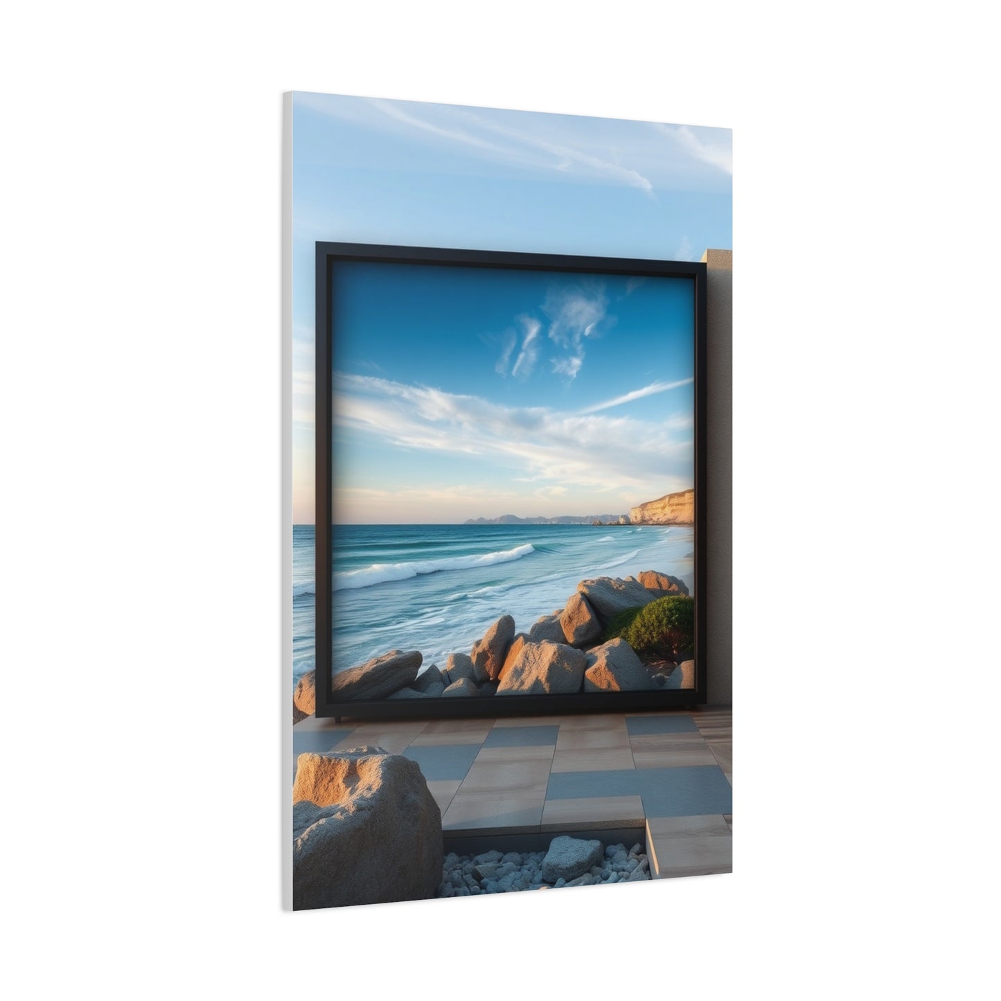 Blue Horizon Symphony Wall Art & Canvas Print