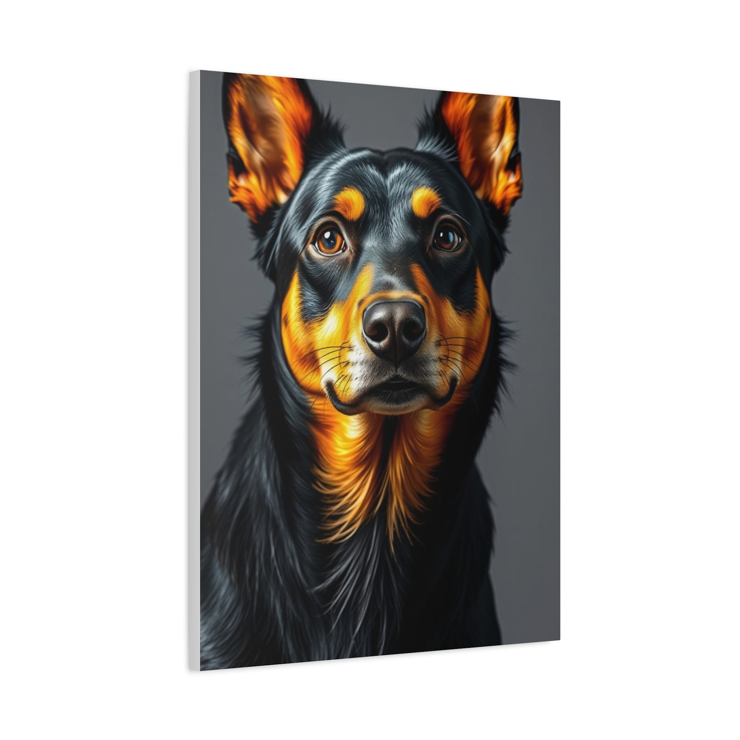 Black and Tan Art Luxury Canvas Wall Art & Canvas Print