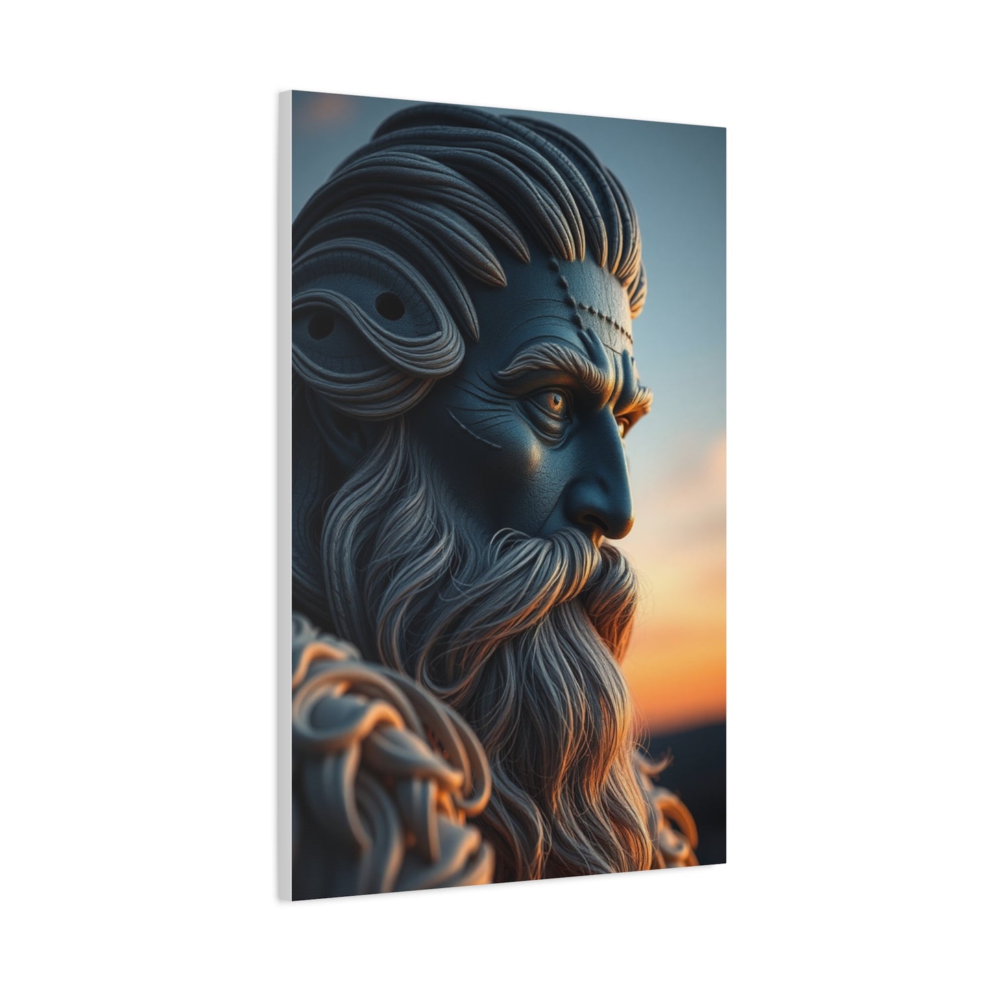 Silvery Elegance Canvas Wall Art & Canvas Print