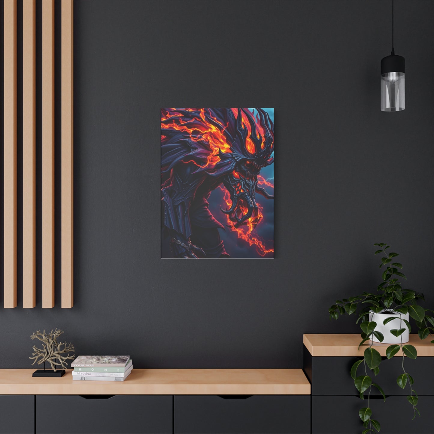 Ebon Thunder Reverie Wall Art & Canvas Print