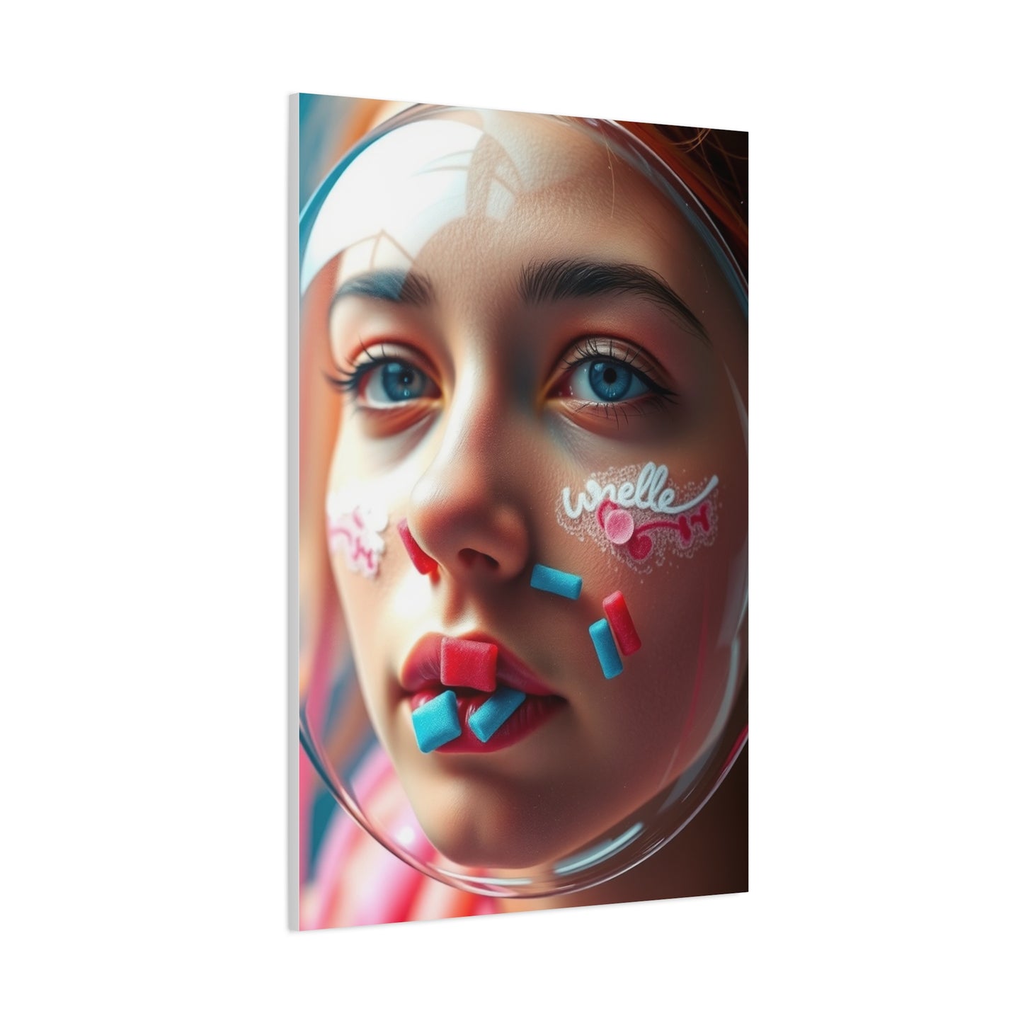 Bubble Gum Art Refined Canvas Wall Art & Canvas Print
