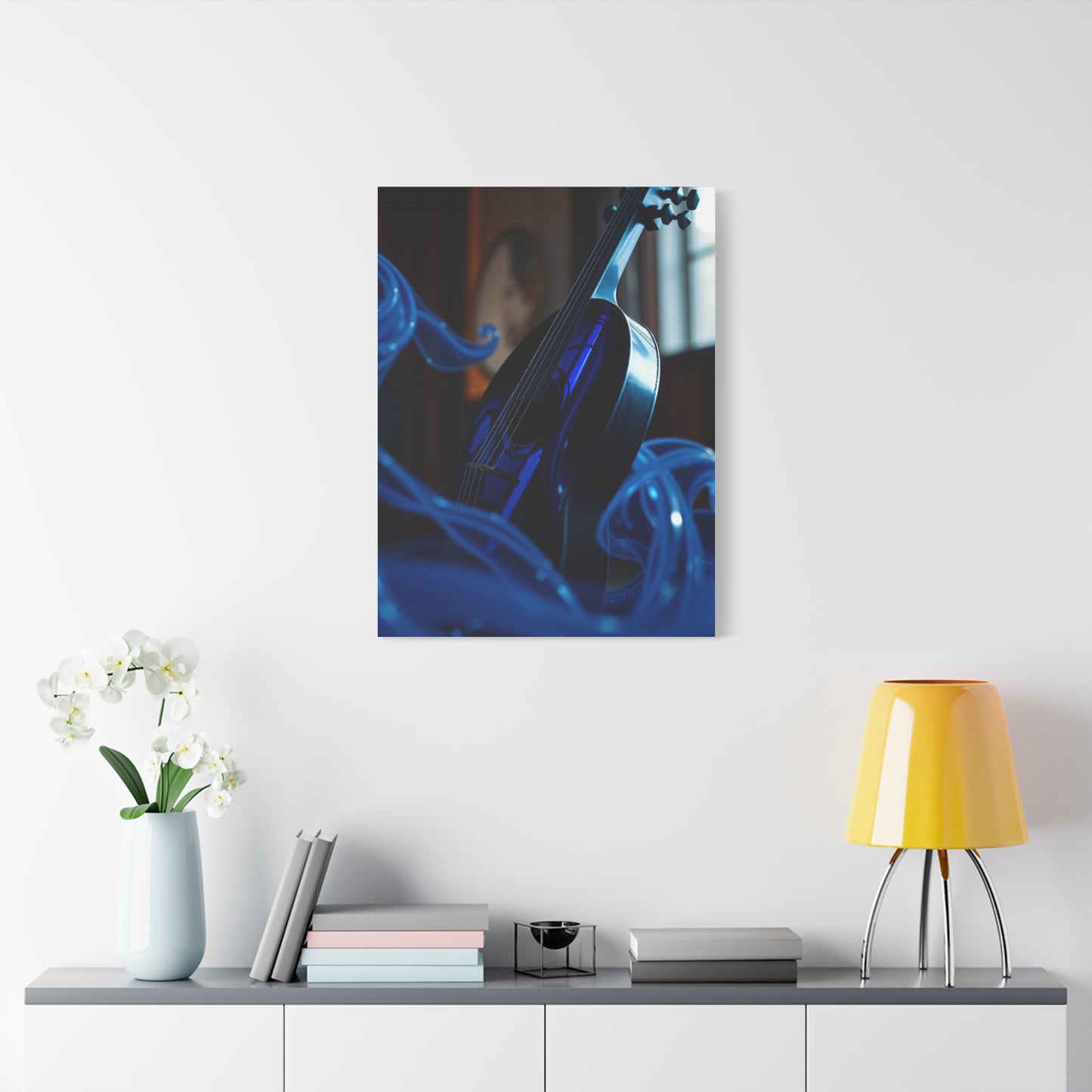 Blue Music Art Refined Canvas Wall Art & Canvas Print