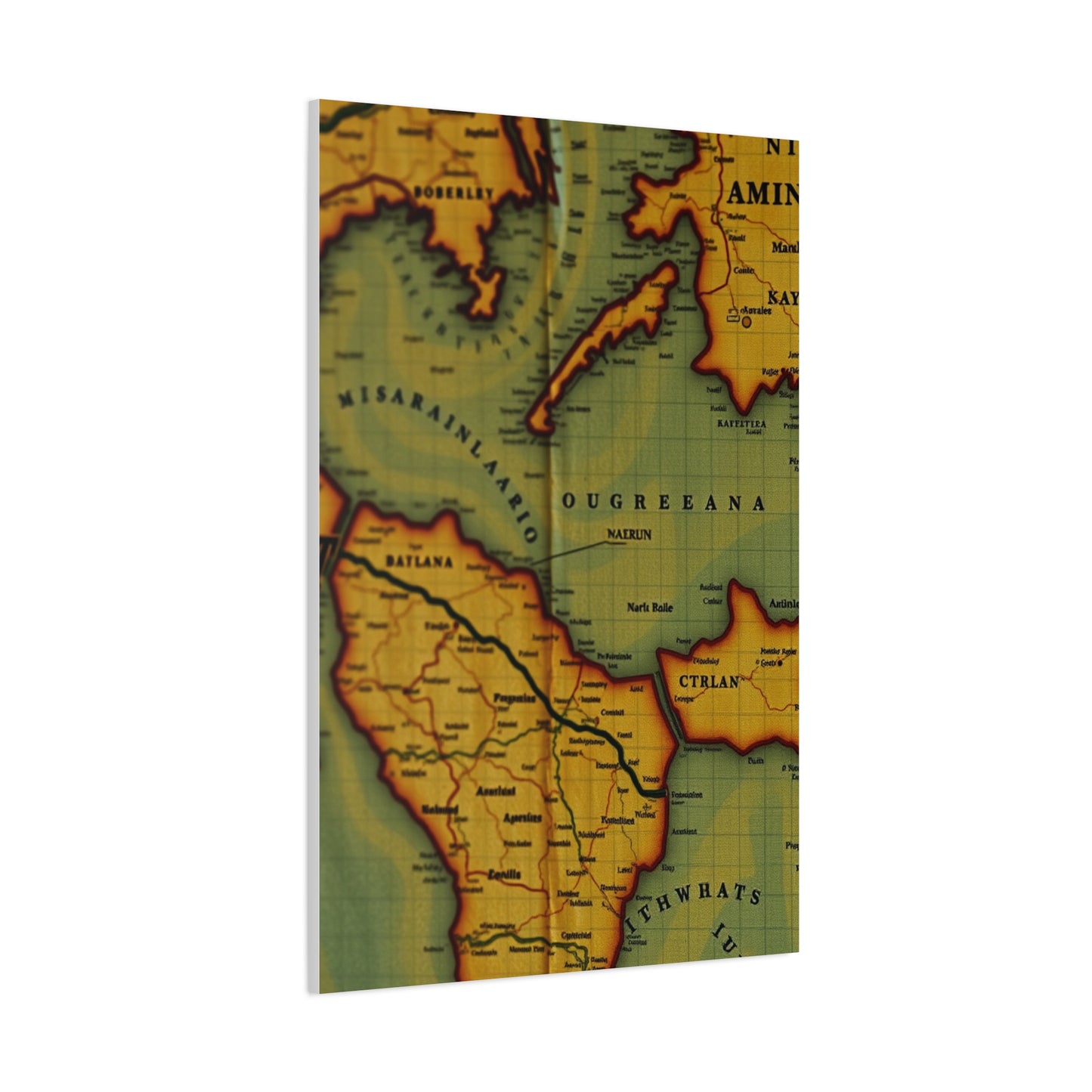 Antique Maps Art Supreme Gallery Wall Art & Canvas Print