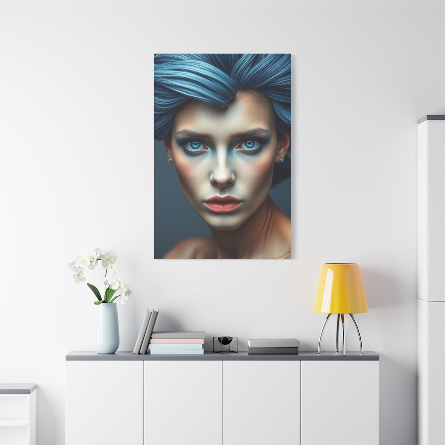 Blue & Gray Art Refined Canvas Wall Art & Canvas Print